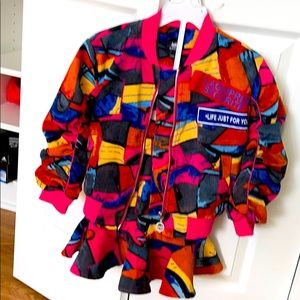 Toddler girl coat and skirt suit  110cm